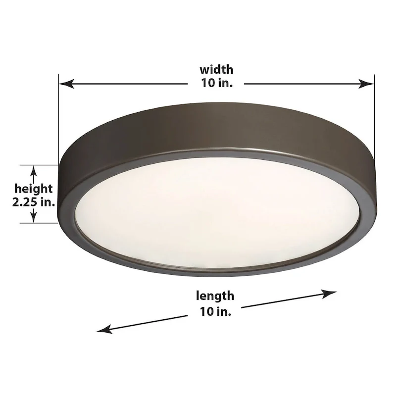 George Kovacs Painted Copper Bronze Patina And Clear Glass LED Light