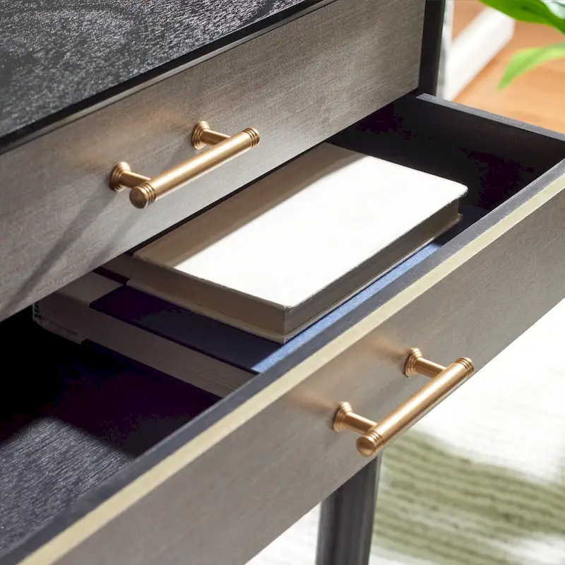 SAFAVIEH Birdella 4-Drawer Console Table - 42 W x 13 L x 29.5 H - 42Wx13Dx30H