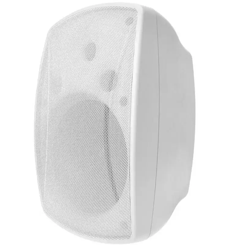 Monoprice 8in. Weatherproof 2-Way 70V Indoor/Outdoor Speaker, White (Each) For Use In Whole Home Audio Systems, Restaurants, Bars, Retail stores