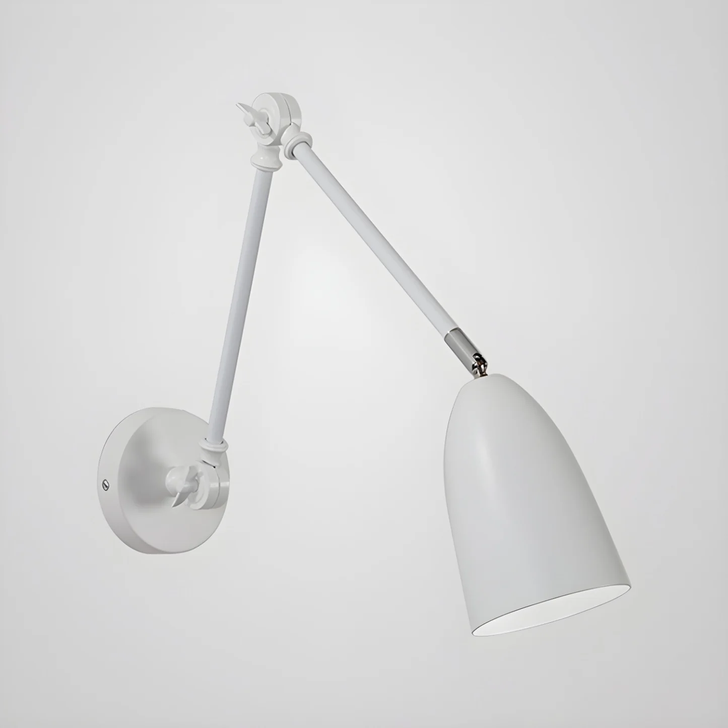 Modern Simple Metal Adjustable Swing Arm Wall Light
