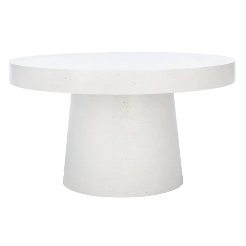 SAFAVIEH Berenice Paper Mache Round Coffee Table - 31.6  W x 31.6  L x 17.8  H - 32Wx32Dx18H