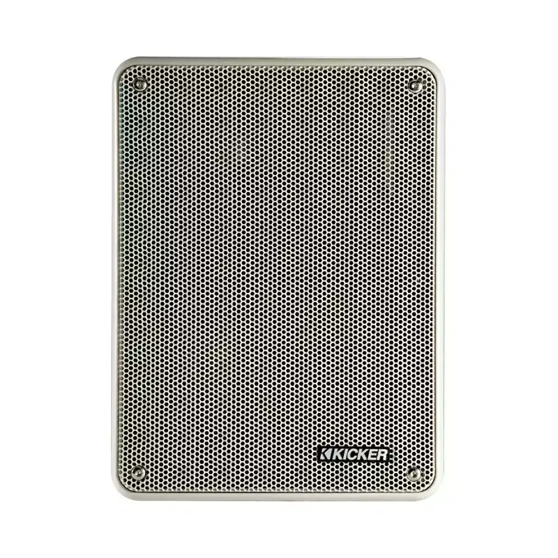 Kicker KB6 Indoor Outdoor Patio Speaker Bundle in Gray- 6 Speakers total