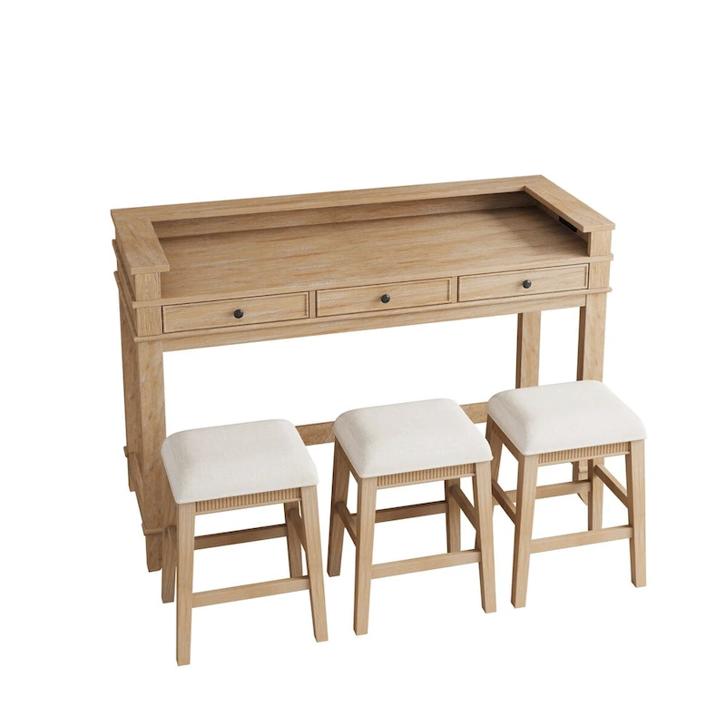 4-Piece Dining Bar Table Set