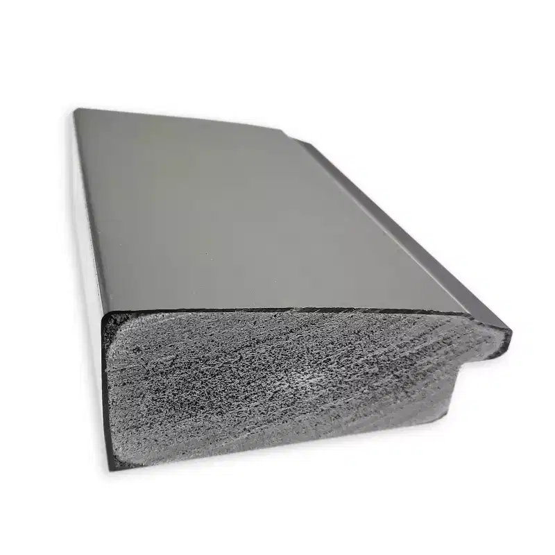 40" x 28" Non-Beveled Vista Brushed Nickel Wall Mirror - Amanti Art: Modern Rectangle, Polystyrene Frame
