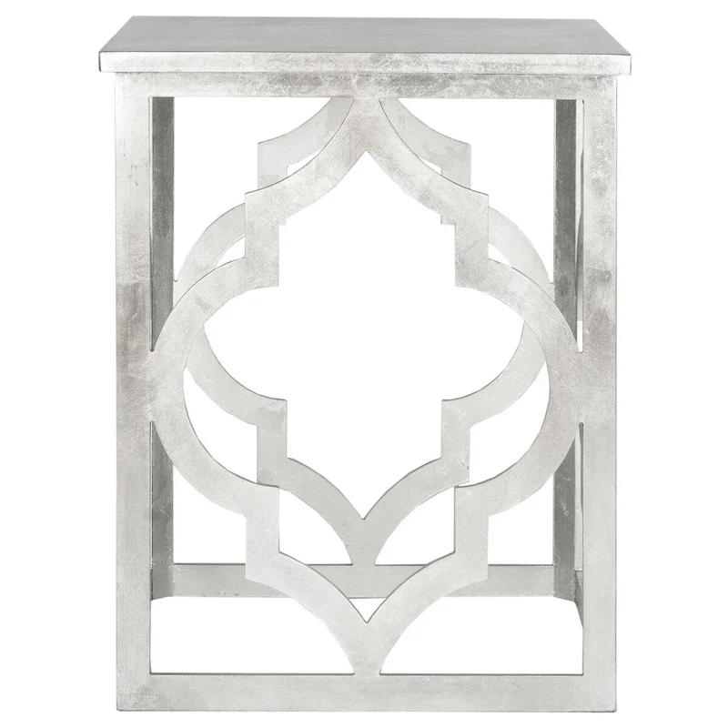 Silver Leaf End Table - 19 W x 19 D x 23 H