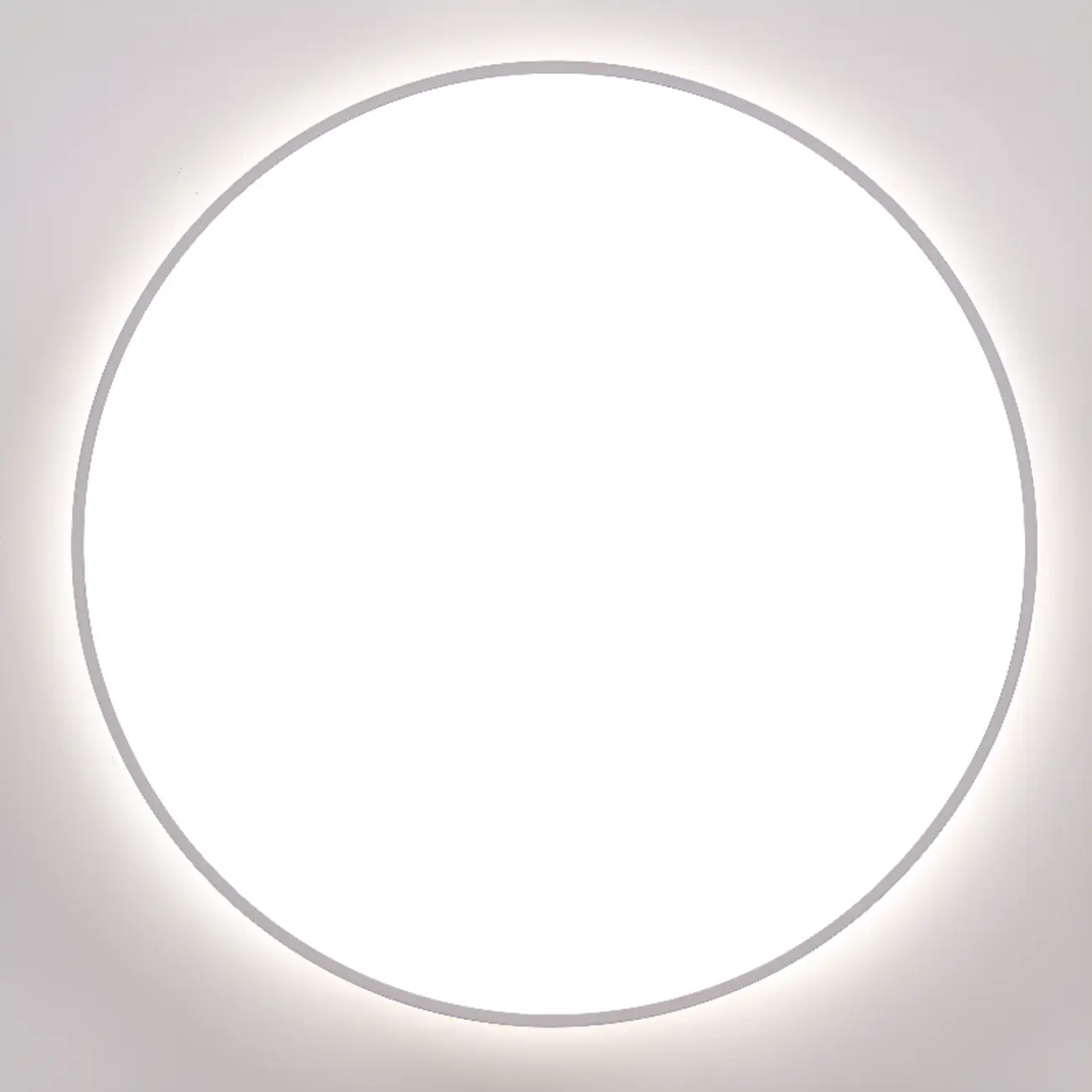 Stylish Circular Acrylic Flush Ceiling Light in Multi Dimming