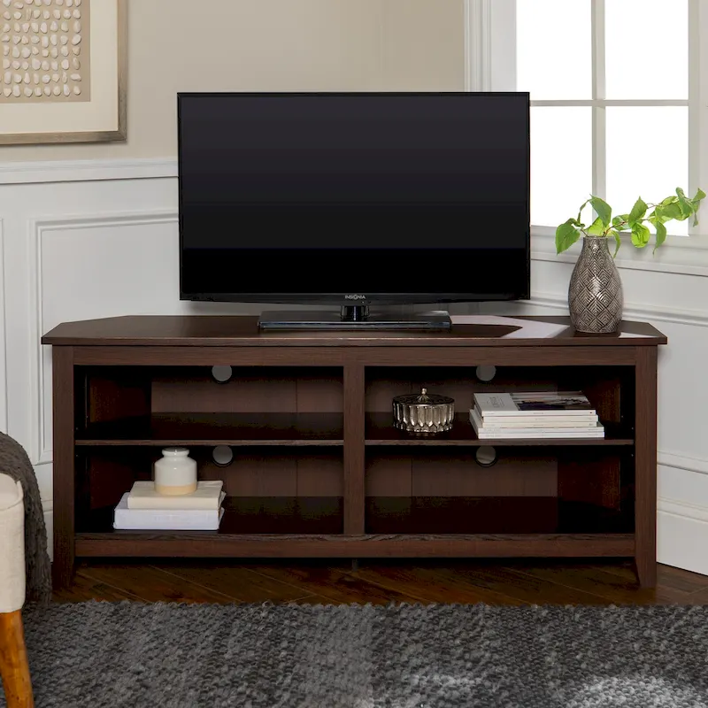 58-inch Corner TV Stand Console