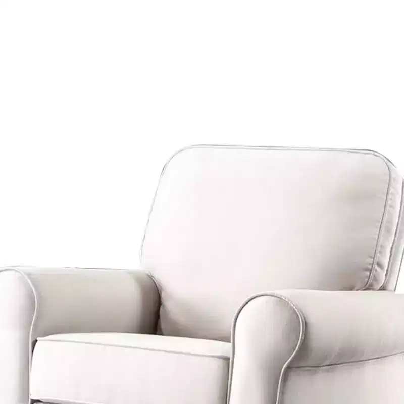 37.01" Elvin Active Sitting Chair Beige Fabric - Acme Furniture: Linen Upholstery, Metal Frame, No Tools Assembly
