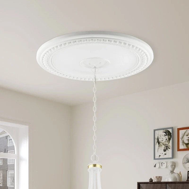 Livex Lighting Wingate White Ceiling Medallion, 82073, 82075, 82076, 82077