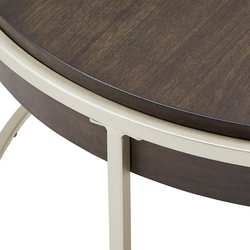 Cooke Round Table with Metal Base from iNSPIRE Q Modern
