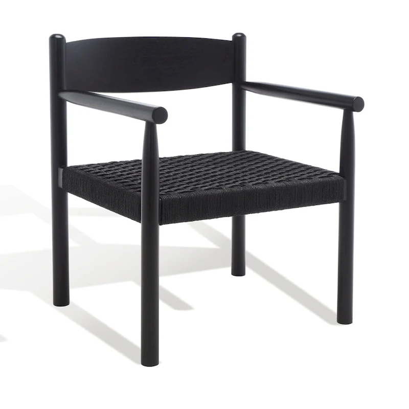 SAFAVIEH Couture Matisha Danish Rope Accent Chair - 24.75 W x 24.75 L x 30 H - 25Wx25Dx30H