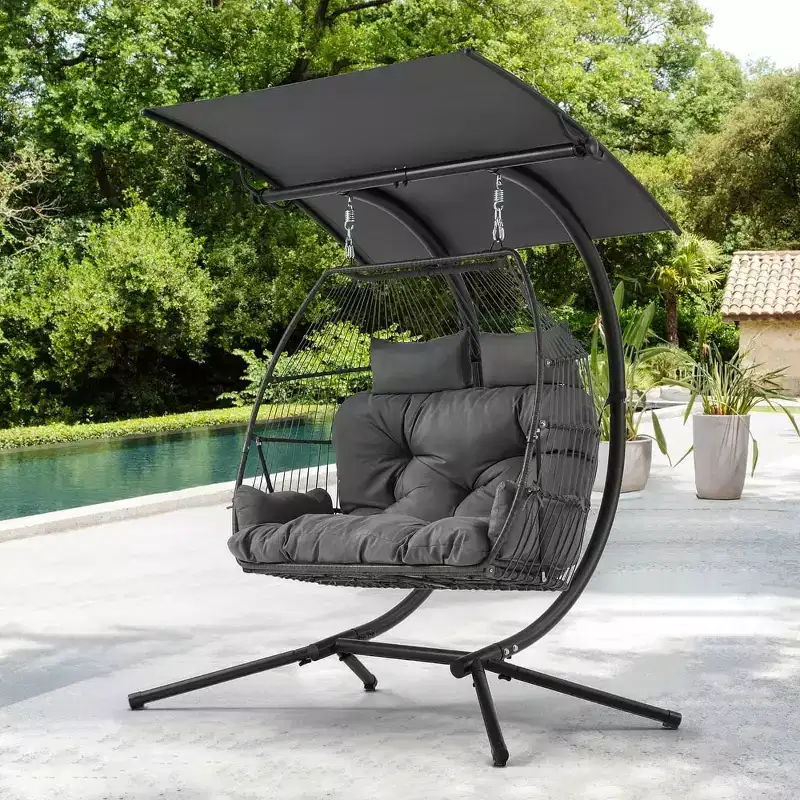 EROMMY Swing Double Egg Chair