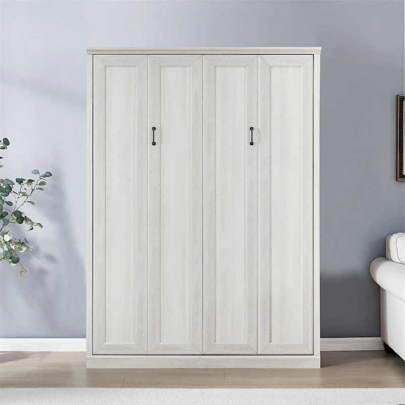 Murphy Wall Bed Cabinet Space-Saving Bed by Harper&Bright Designs