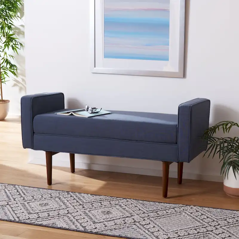 Rosalee Mid-Century Modern 25-inch Bench - 49W x 18D x 25H