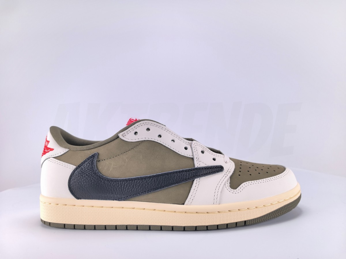 Travis Scott x Air Jordan 1 Retro Low OG SP 'Medium Olive' - Aktrende
