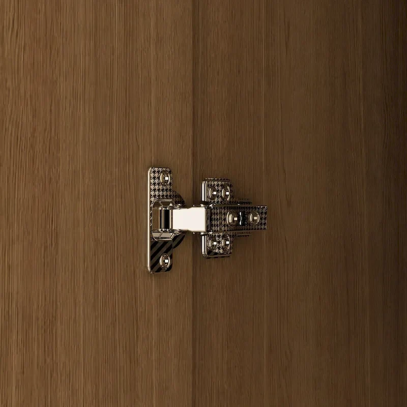 Wardrobe Closet Cabinet with Gold Handles and Optional Top Cabinet