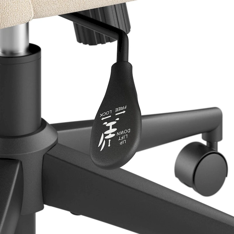 Bush Furniture Serenity Mid Back Armless Office Chair with Wheels