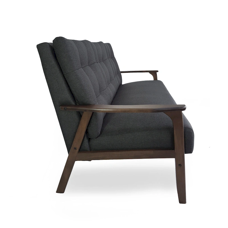 Aries Mid-century 2-piece Fabric Sofa Set by Christopher Knight Home