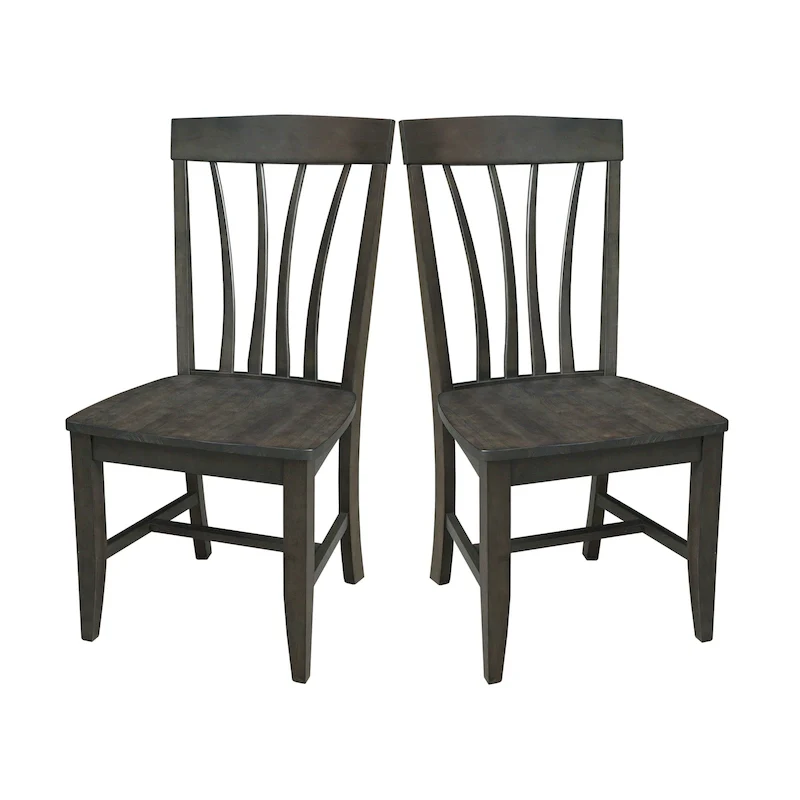 Soma Solid Wood Fanback Chairs Set of 2