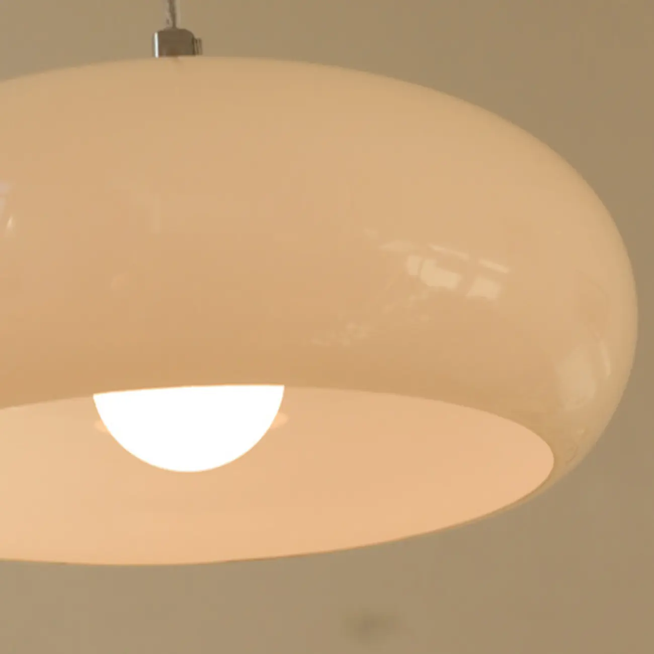 Modern Glass Silver Geometric Kitchen Pendant Light