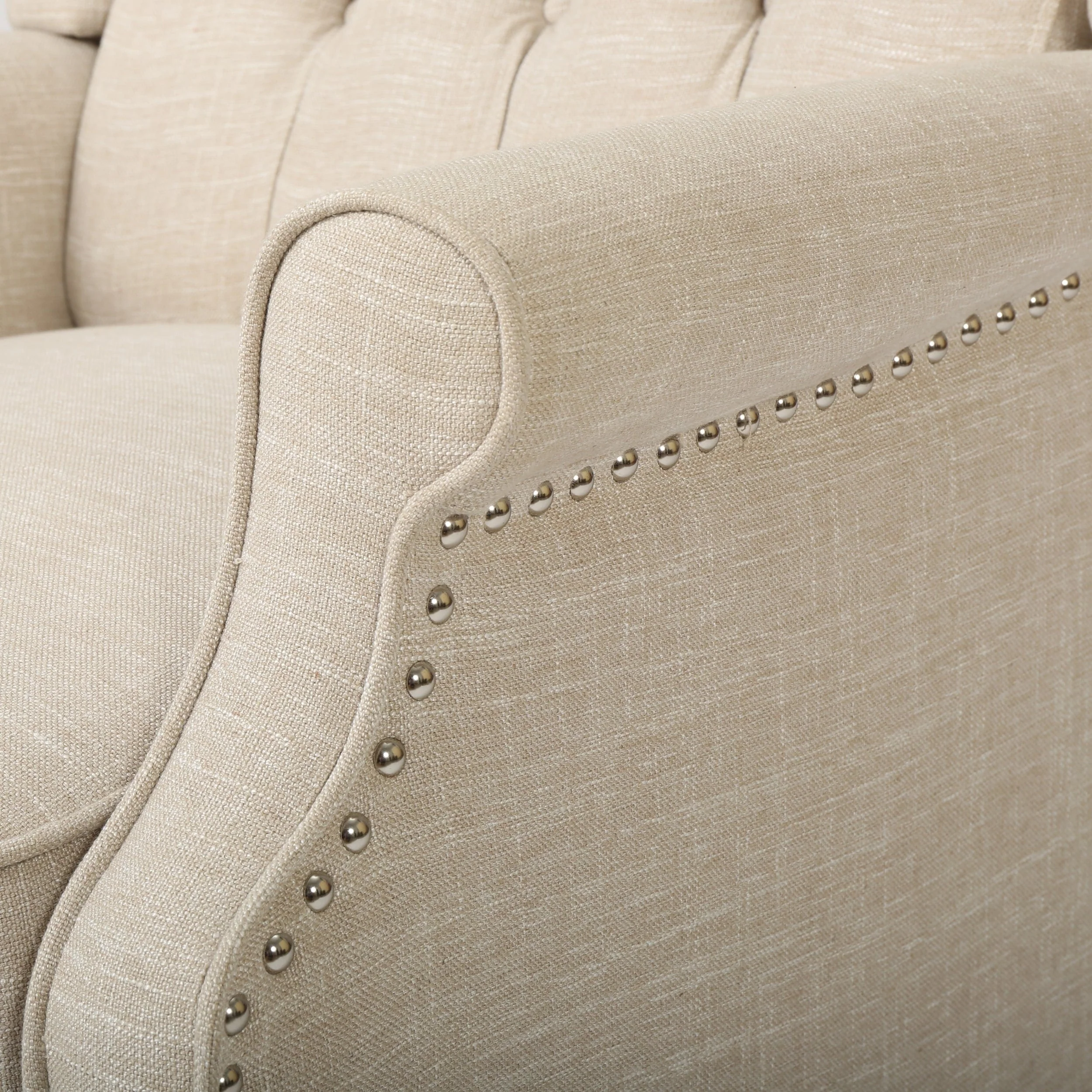 Walter Tufted Fabric Recliners (Set of 2) by Christopher Knight Home