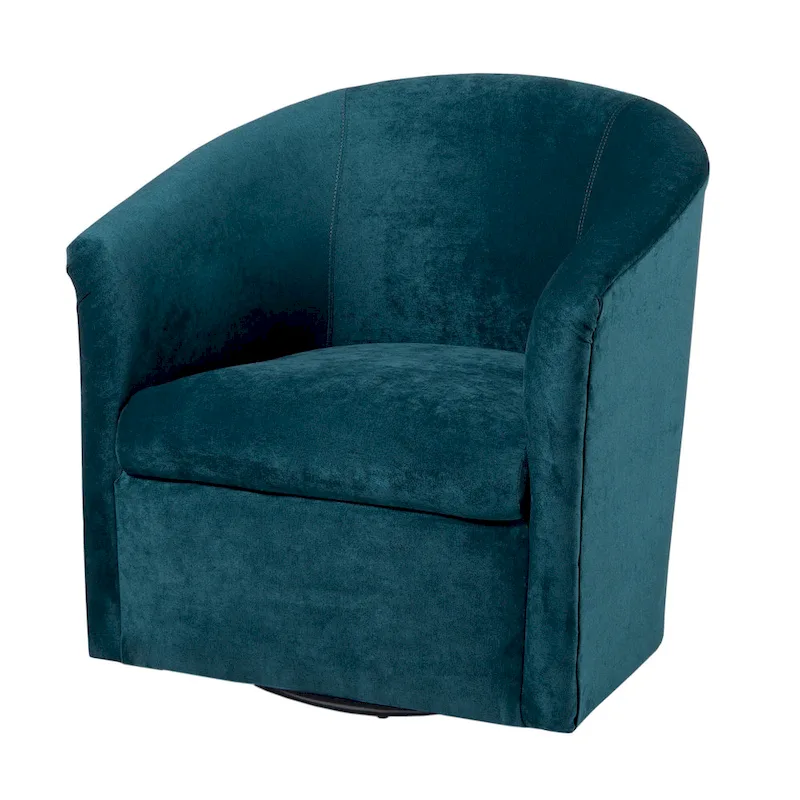 Ellery Modern Microfiber Swivel Accent Chair by Greyson Living