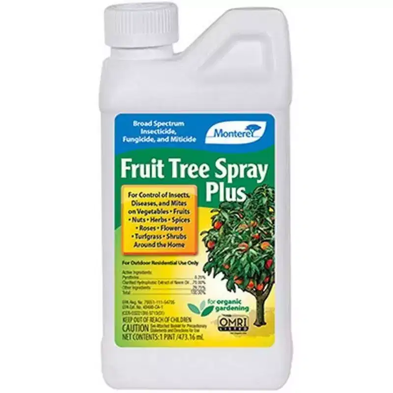 Monterey Organic Fruit Tree Plus for Control of Insects, Diseases & Mites Concentrate