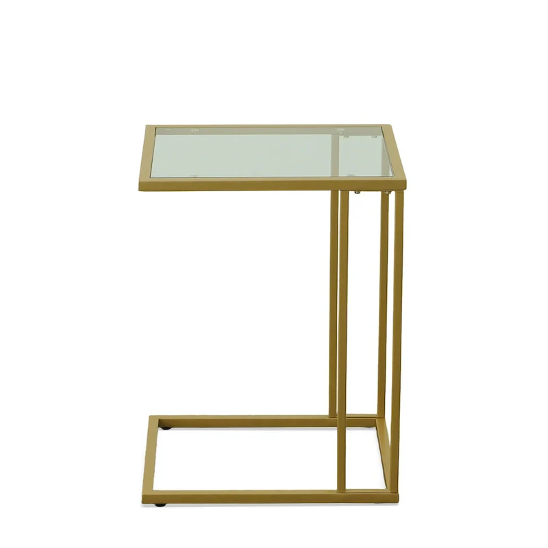 Gideon Glass Top C Table