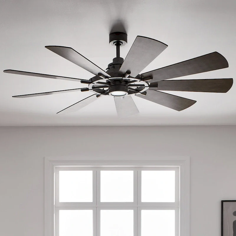 Gentry 65-inch LED Ceiling Fan (3-finish options)