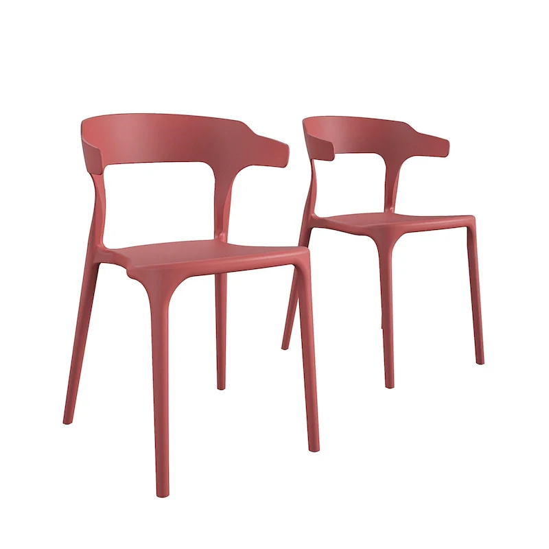 The Novogratz Poolside Felix Stackable Dining Chairs