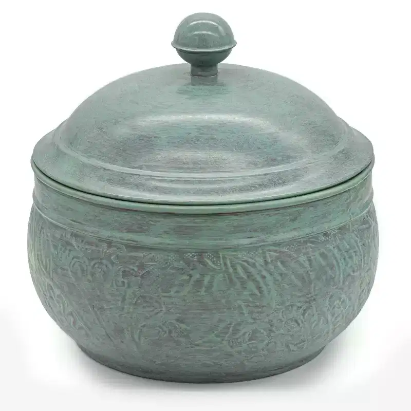 457 Steel Key West Pot - Blue - Good Directions: No Assembly, Drainage Holes, 100' Capacity