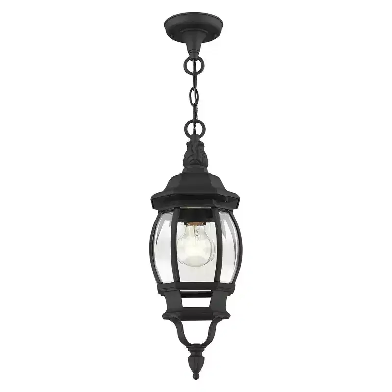 Livex Lighting Frontec 1 - Light Pendant in Textured Black