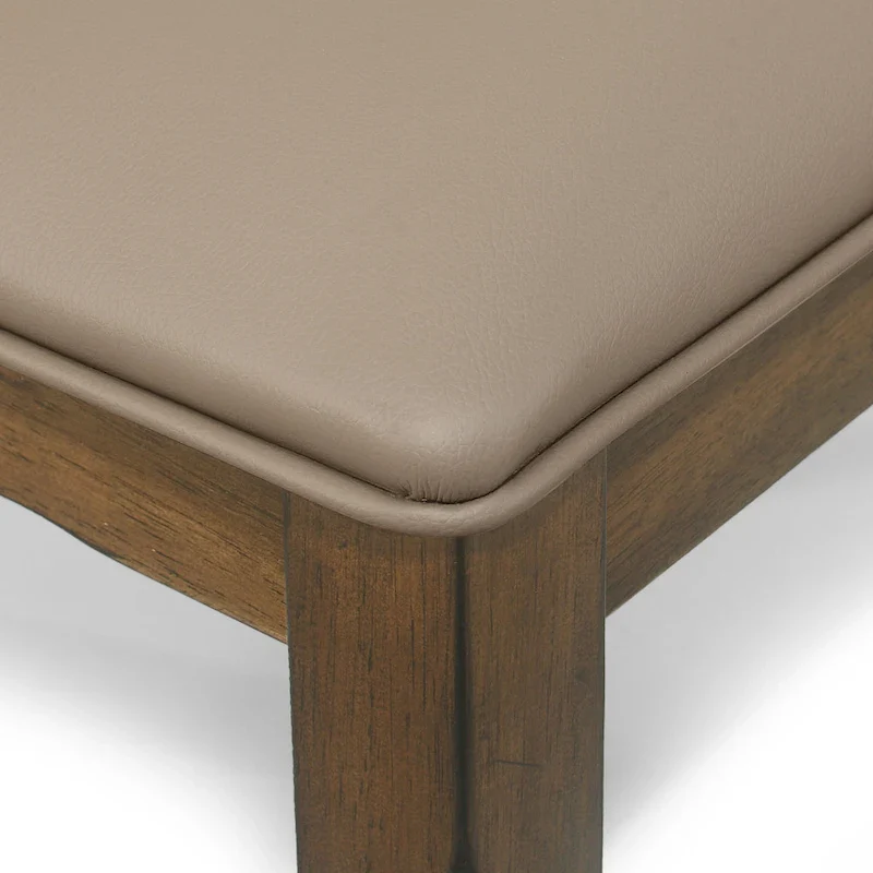 Fairgreens Farmhouse Upholstered Wood Dining Chairs (Set of 2)  20.00  L x 22.75  W x 39.00  H