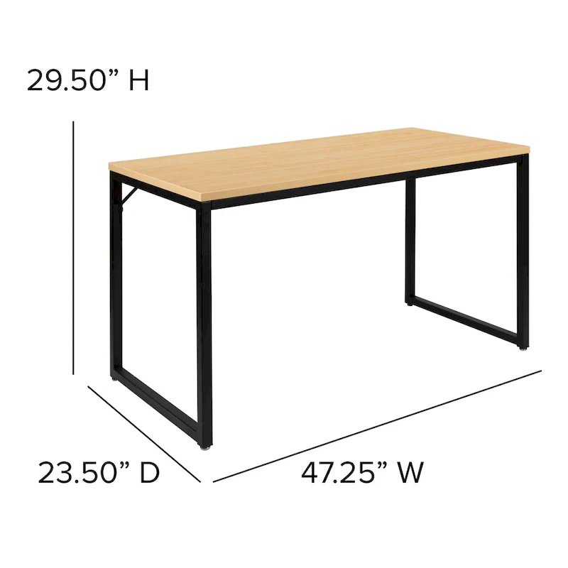 Commercial Grade Industrial Style Office Desk - 47  Length