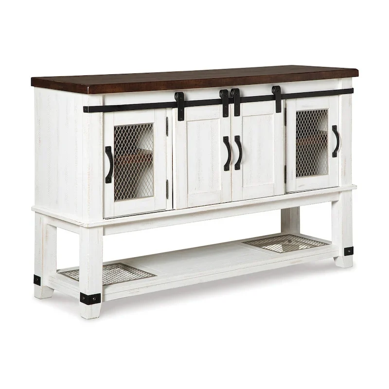 Signature Design By Ashley Valebeck White Dining Room Server