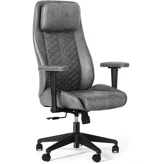 High-Back Office Chair with Adjustable Height and Tilt