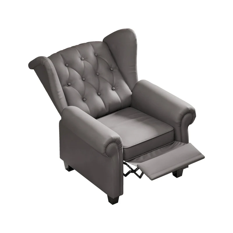 Modern Tufted Push Back Armchair