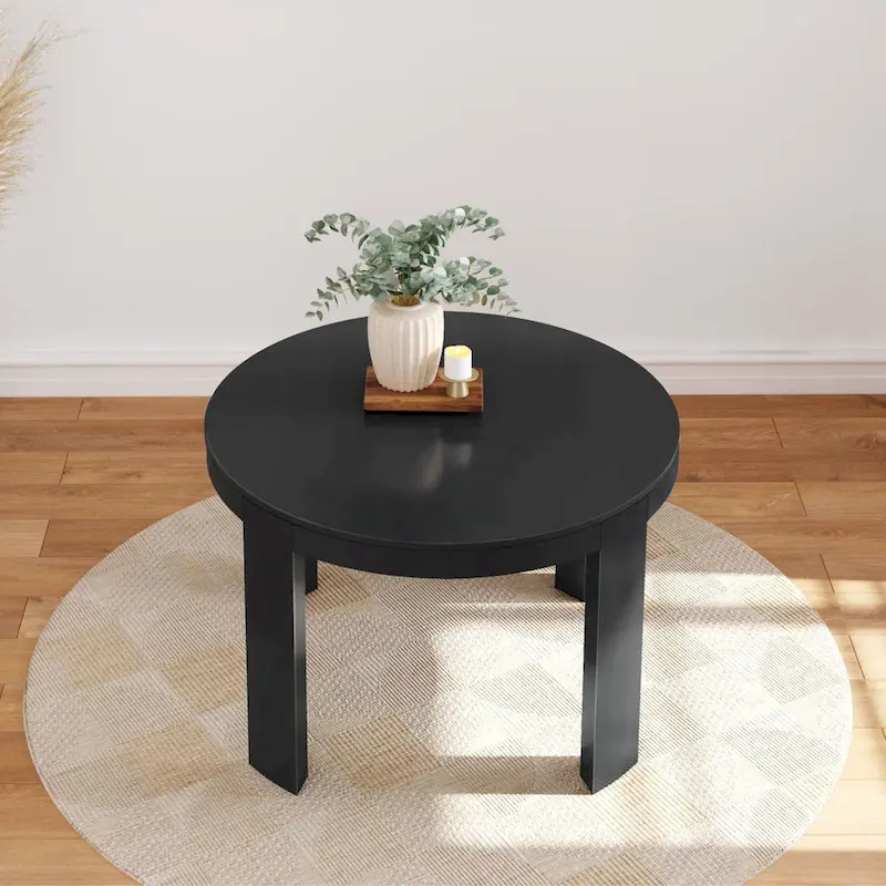 Contour Solid Wood Round Dining Table - 47