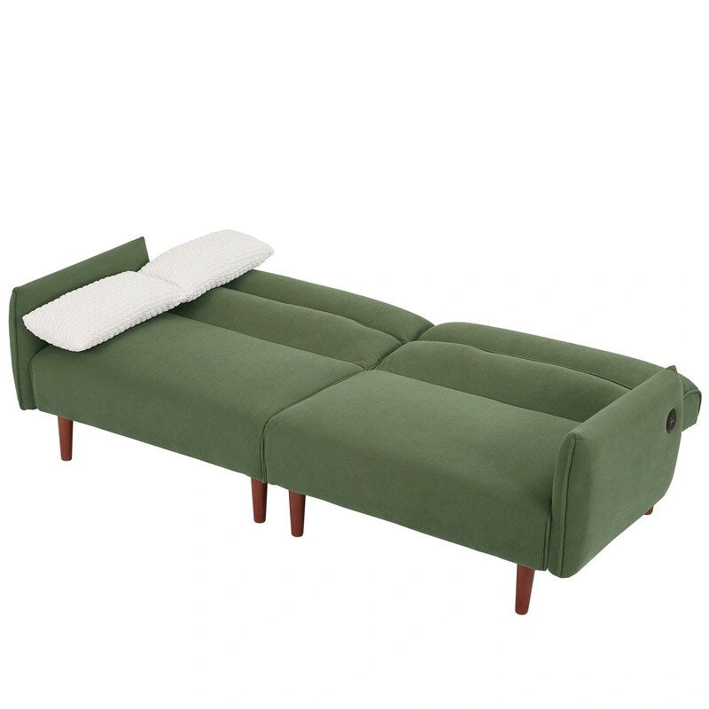 GEITIN Convertible Futon Sofa Bed with 2 Pillows