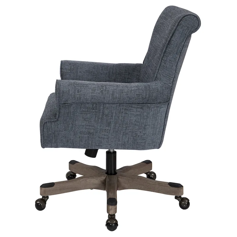Megan Office Chair with Wood Base