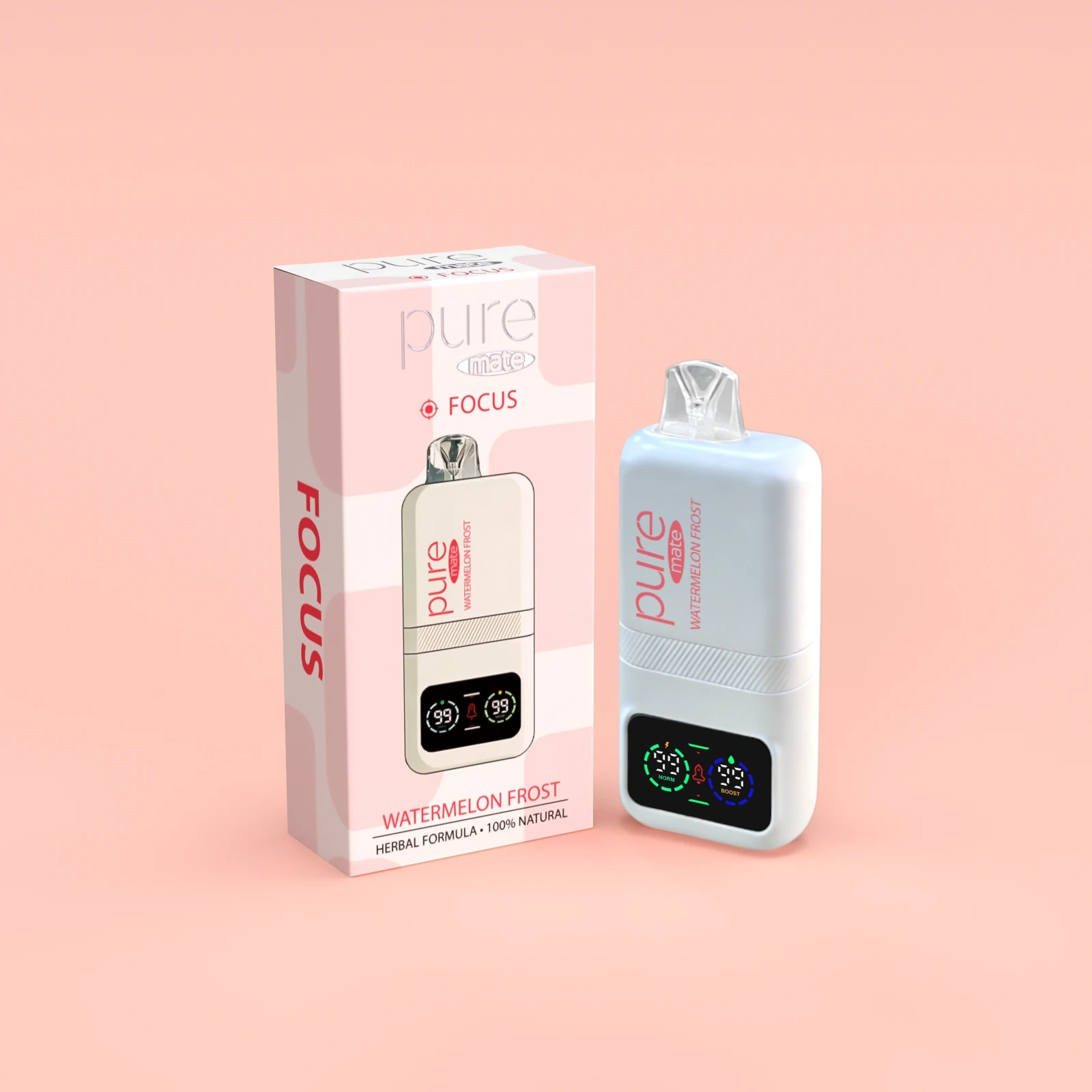 FOCUS - Watermelon Frost | Pure Mate 10000 (Pre- order, Ship From April 8th) - pure-diffuser