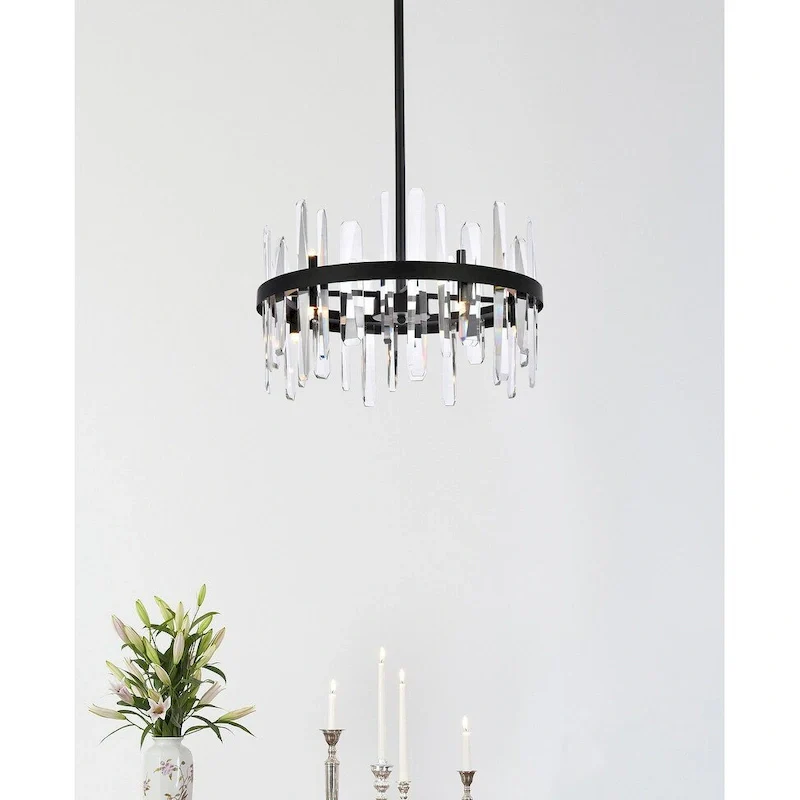 Indigo Home 20 inch crystal round pendant