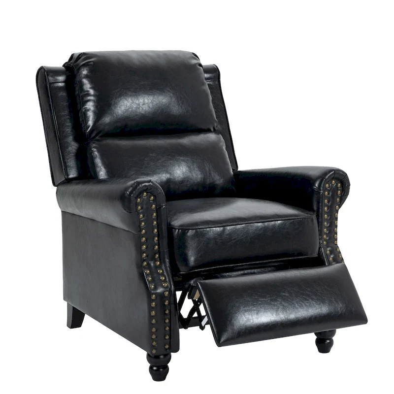 Modern Padded Seat Recliner Chair with PU Leather