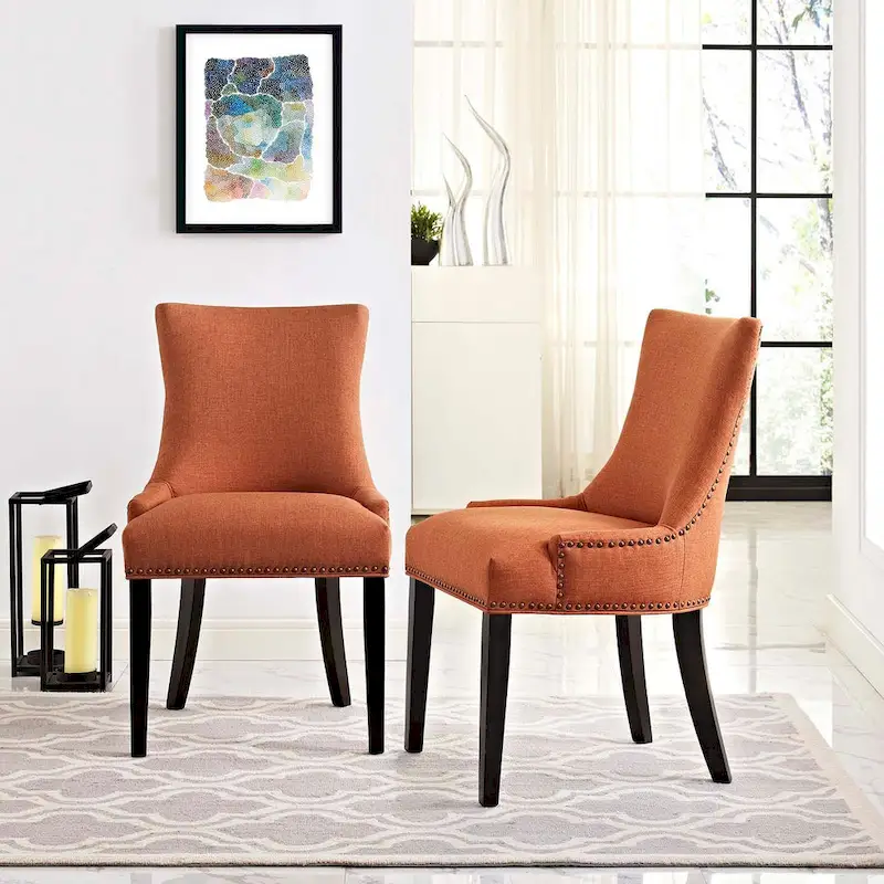 Marquis Set of 2 Fabric Dining Side Chair