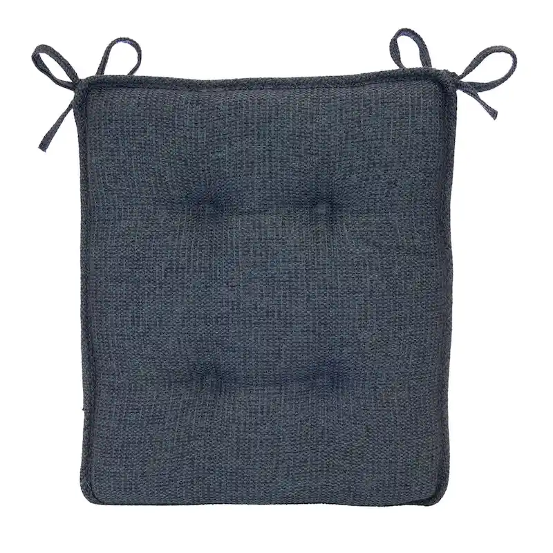 Reversible Chenille Rocking Chair Cushion Set