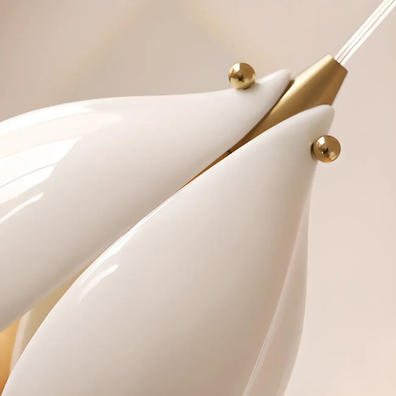 Elegant Ceramic Bud Shape LED Pendant Lamp