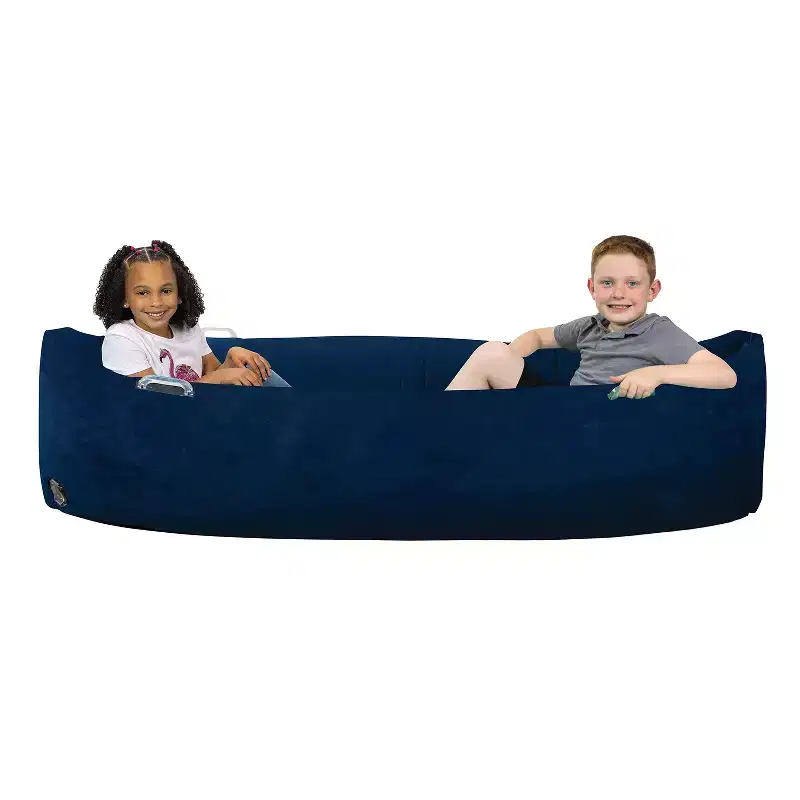 Bouncyband Comfy Peapod 80 Inflatable Sensory Pod (Blue) - Calming Sensory Toys for Kids & Toddlers