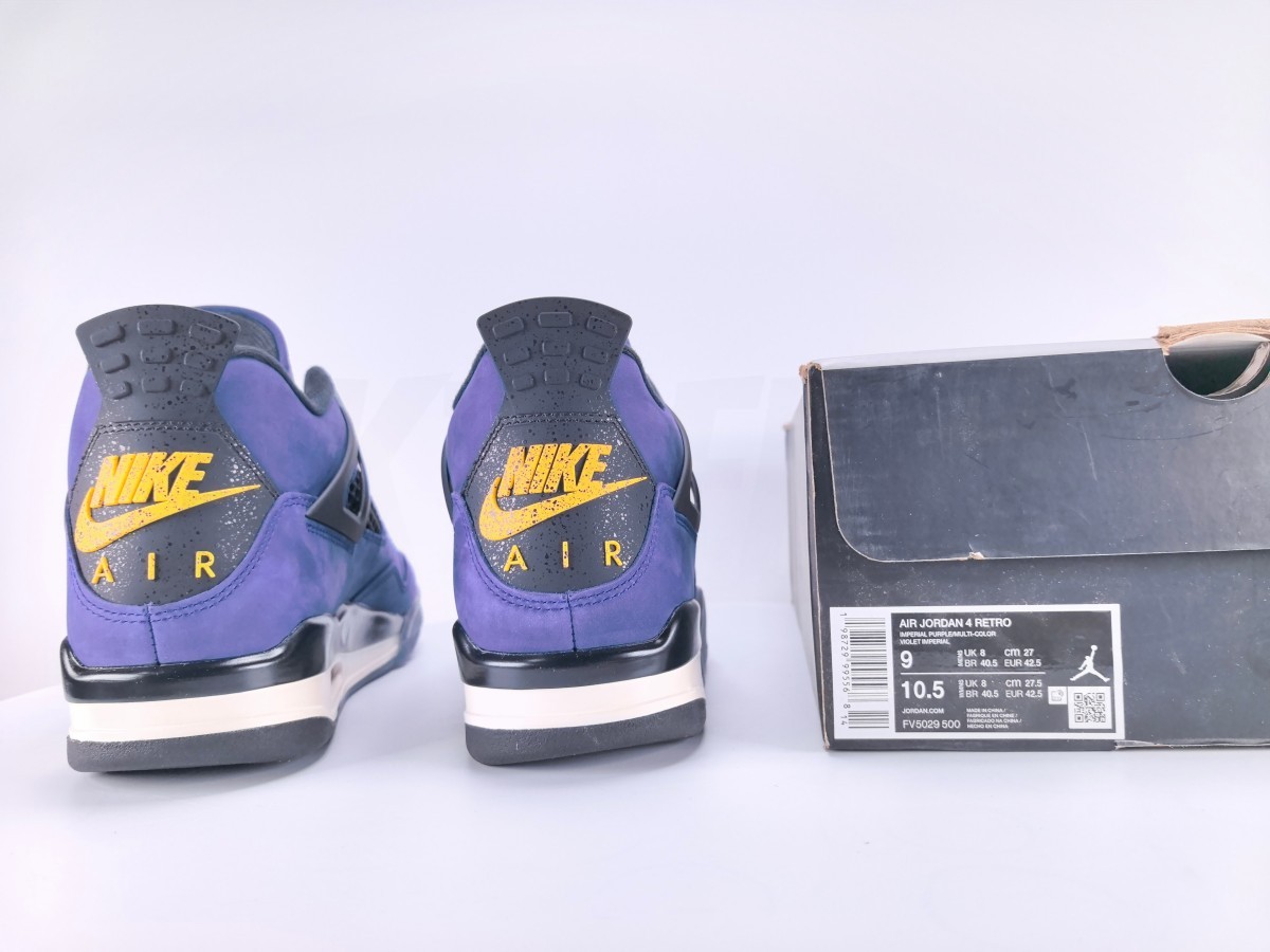 Air Jordan 4 Retro Lakers Imperial Purple - Aktrende