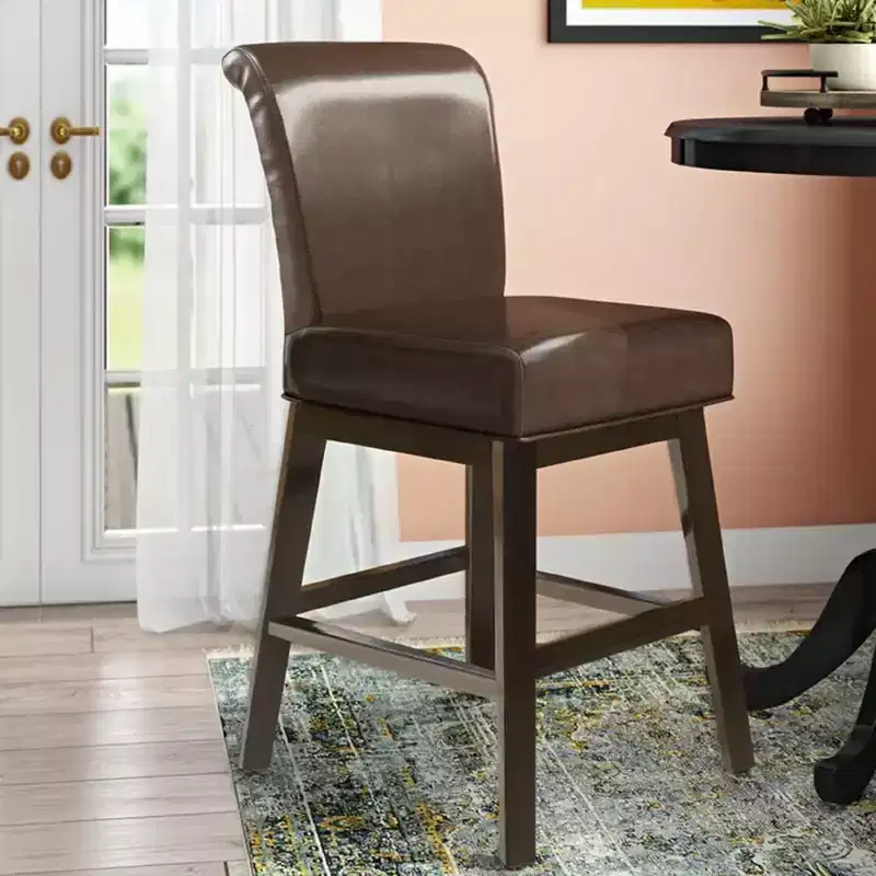 Swivel Bar Stool Counter Stool Dining Chair Pub Kitchen Stool -ModernLuxe