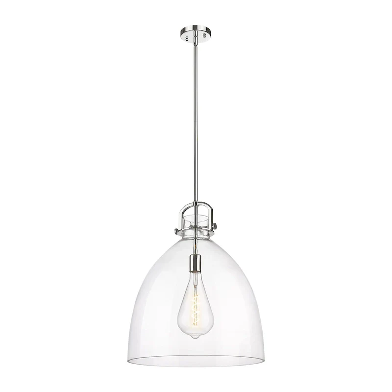 Innovations Lighting Newton Bell - 1 Light 18  Stem Hung Pendant